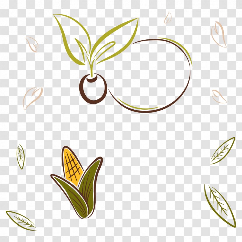 Logo Agriculture Maize Illustration - Yellow - Corn Transparent PNG