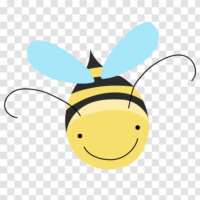 Honey Bee Clip Art Drawing Insect - Membranewinged - Clipart Cute Bumble Transparent PNG
