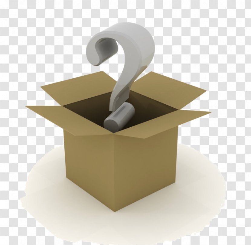 Cardboard Box Question Business Packaging And Labeling - Marketing Transparent PNG