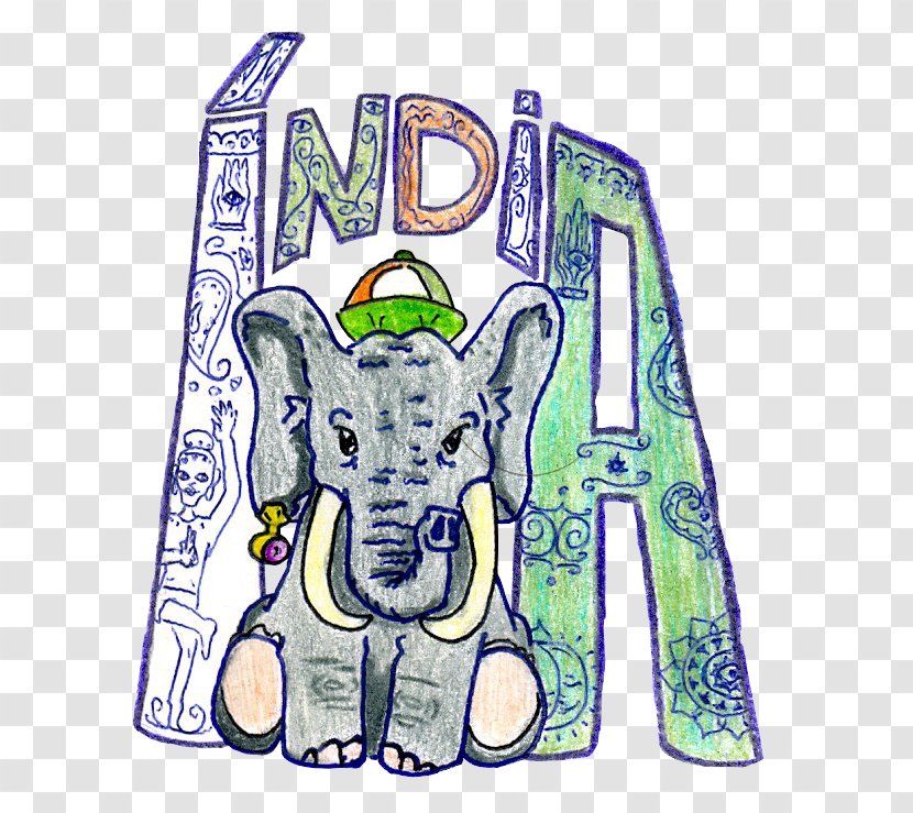 Indian Elephant Drawing Animal Clip Art - Cartoon - Watercolor Transparent PNG