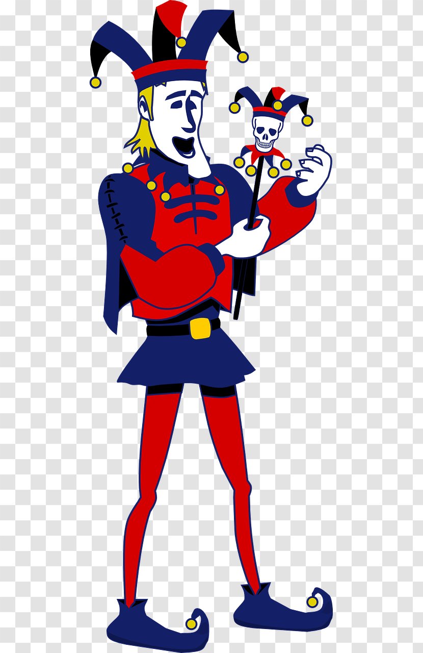 Jester Cap And Bells Clip Art - Fictional Character - Scrub Uniform Cliparts Transparent PNG