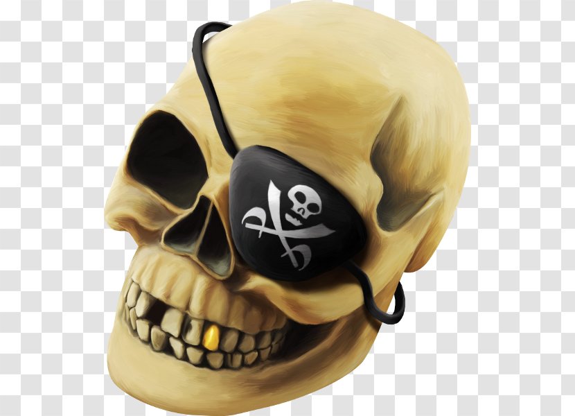 Piracy Skull Skeleton - Halloween - Pirate Transparent PNG