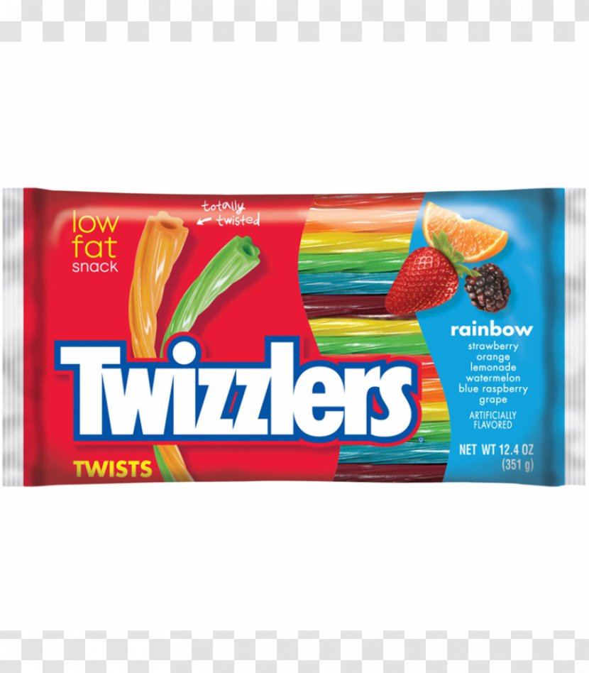 Liquorice Twizzlers Strawberry Twists Candy Lemonade - Processed Food Transparent PNG