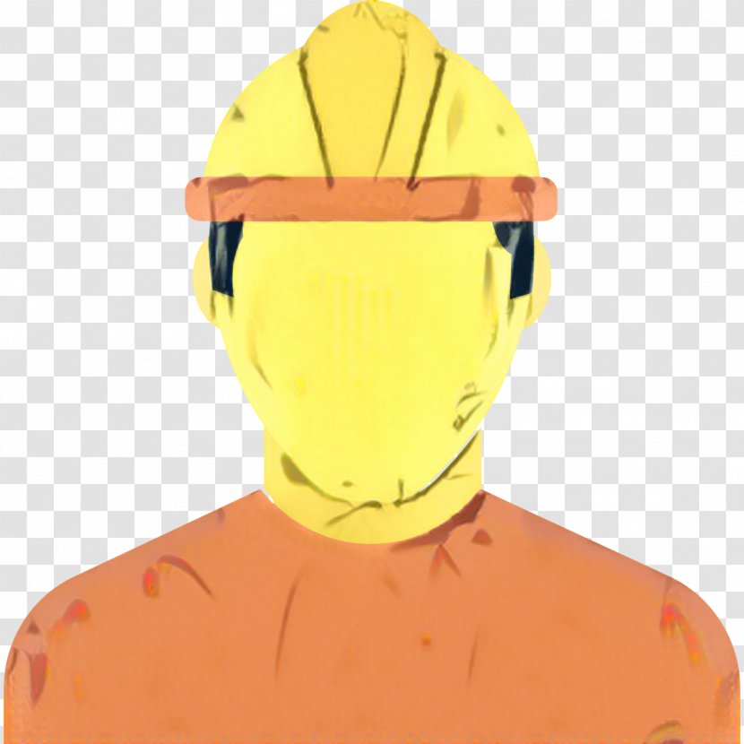 Face Cartoon - Helmet - Cap Peach Transparent PNG
