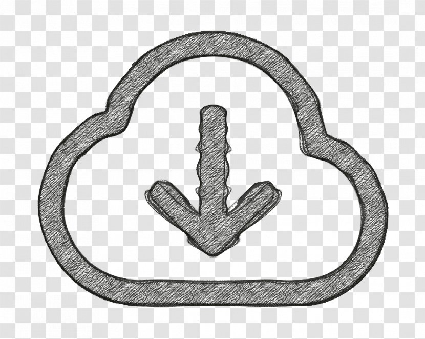 Cloud Icon Computing Data - Server - Hand Symbol Transparent PNG