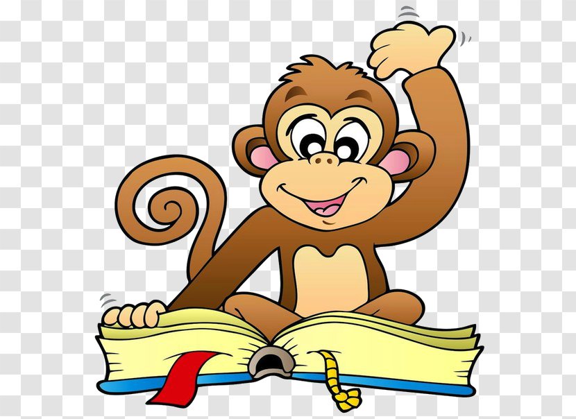 Baby Monkeys Book Chimpanzee - Monkey Transparent PNG
