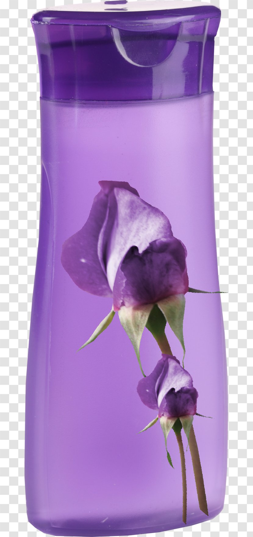 Purple Shower Gel - Vase - Material Free To Pull Transparent PNG