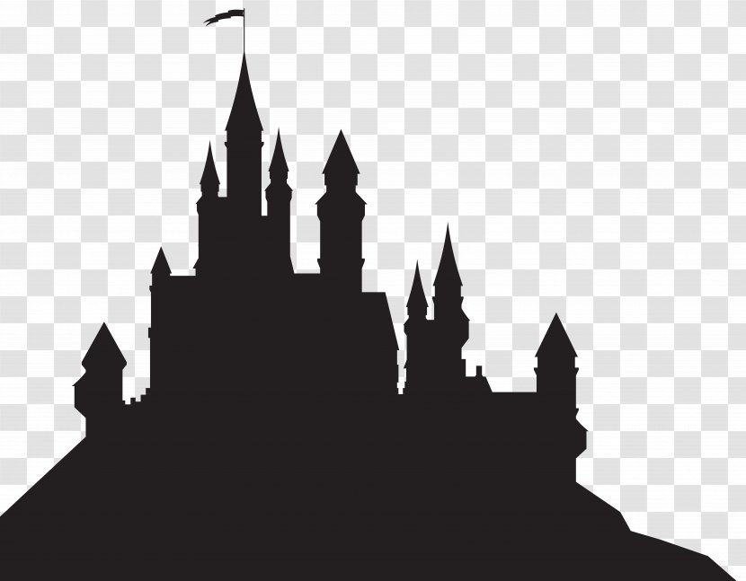 Castle Silhouette Clip Art - Drawing - Monochrome Transparent PNG