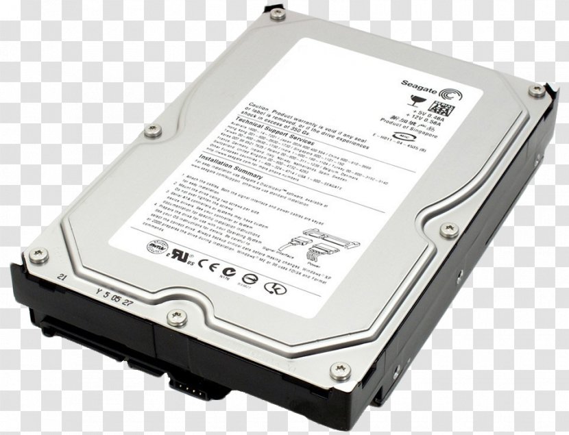 Serial ATA Hard Drives Desktop Computers Seagate HDD Barracuda - Data Storage Device - Computer Transparent PNG