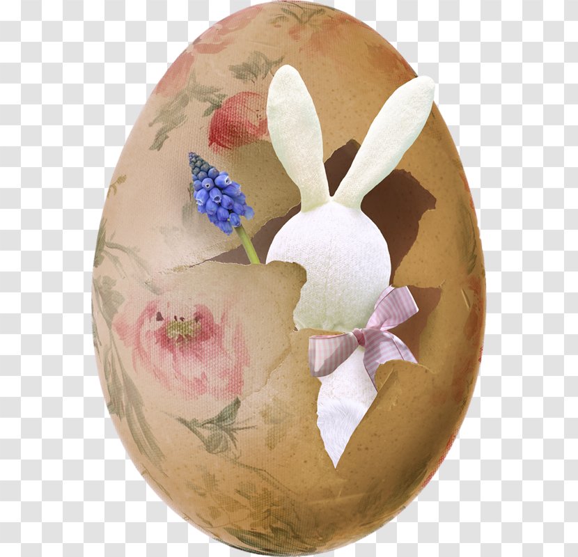 Easter Egg Rabbit Photography - Flower Transparent PNG