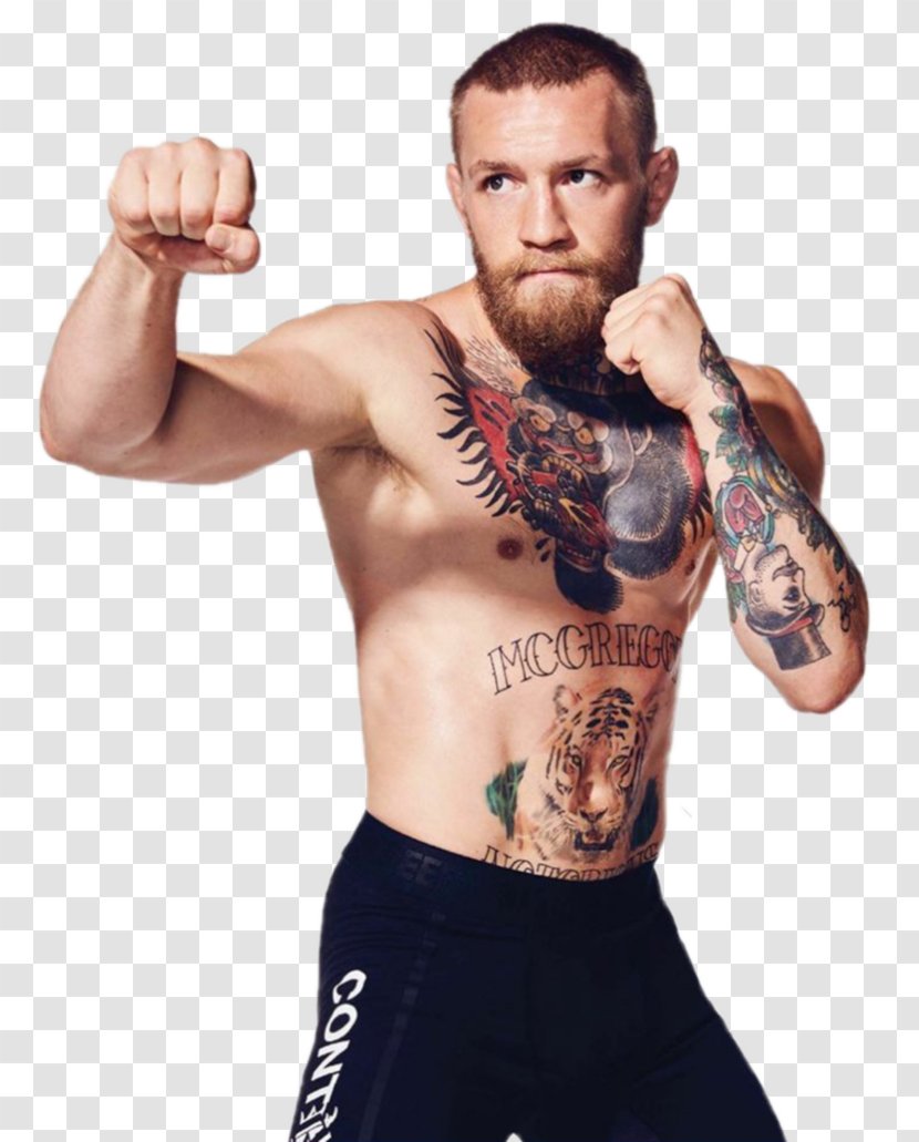 Conor McGregor UFC 189: Mendes Vs. Tattoo Forearm - Flower - Mcgregor Transparent PNG