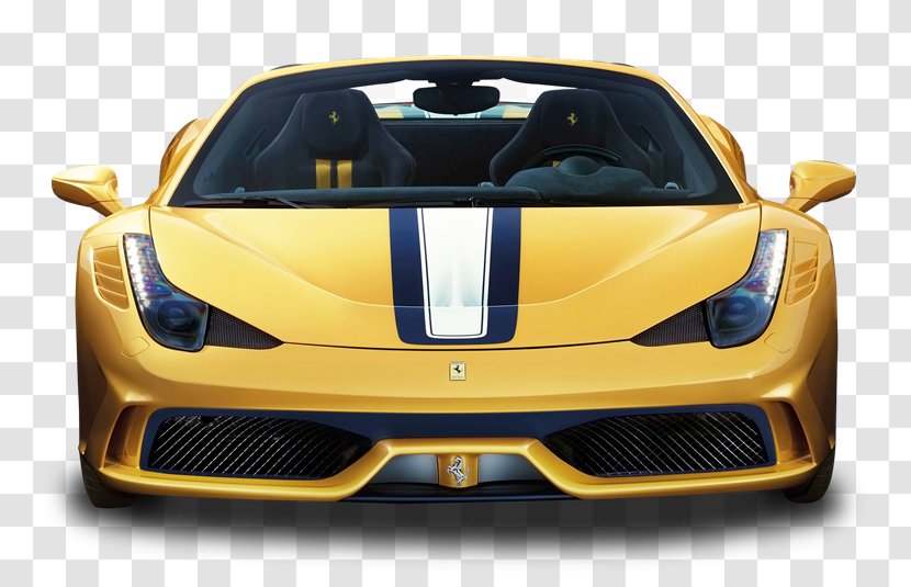 2015 Ferrari 458 Speciale Sports Car 2014 Italia - Bumper - Lamborghini Transparent PNG