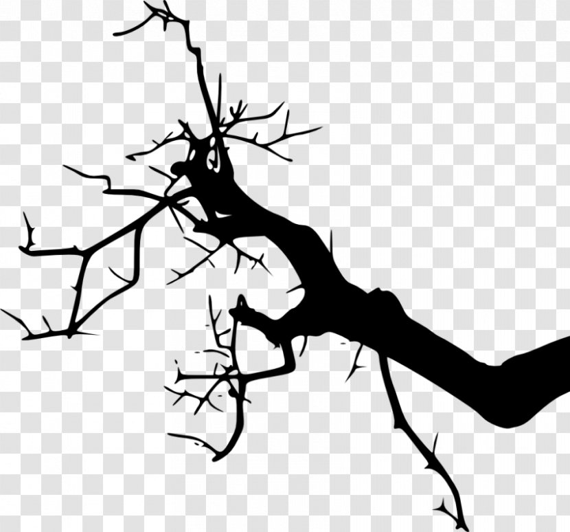 Clip Art Silhouette Branch Image - Stock Photography - Tree Transparent PNG