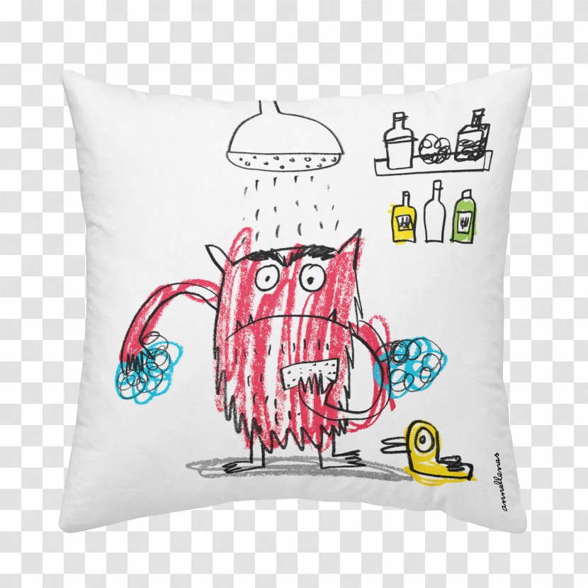 The Colour Monster Cushion Throw Pillows Color - Red - Pillow Transparent PNG