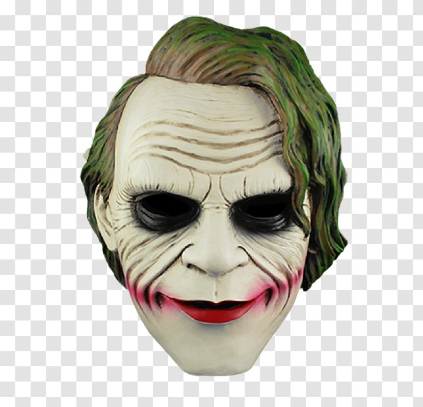 Joker Mask The Dark Knight Batman - Face Transparent PNG
