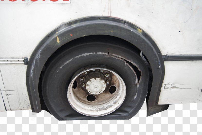 Flat Tire Car Wheel - Tires - Old Transparent PNG