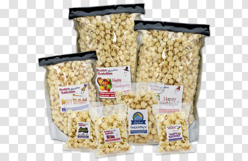 Popcorn Kettle Corn Food Vegetarian Cuisine Transparent PNG
