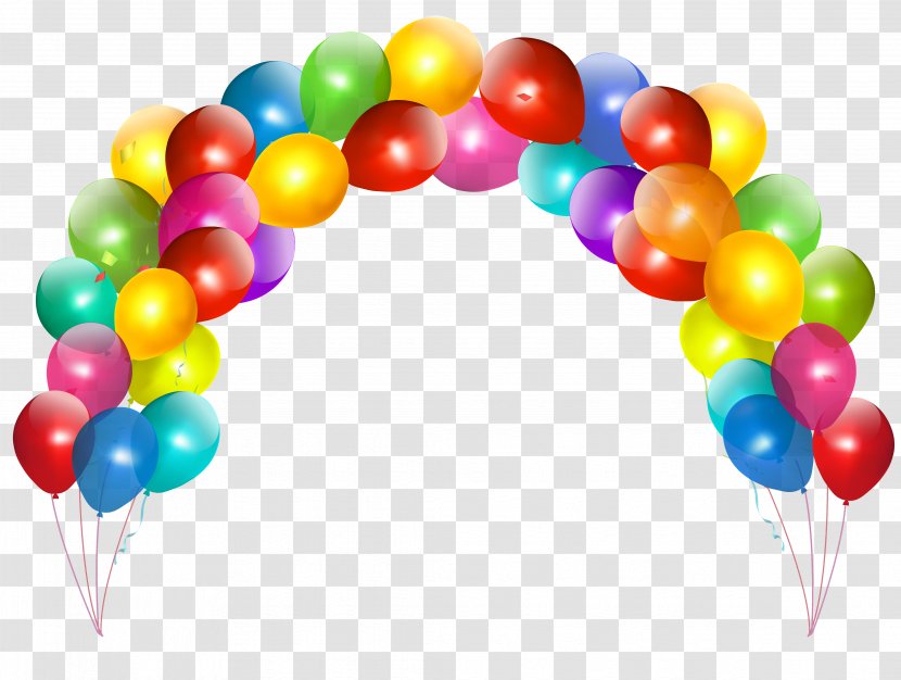 Balloon Birthday Cake Party Clip Art - Cluster Ballooning - Balloons Transparent PNG