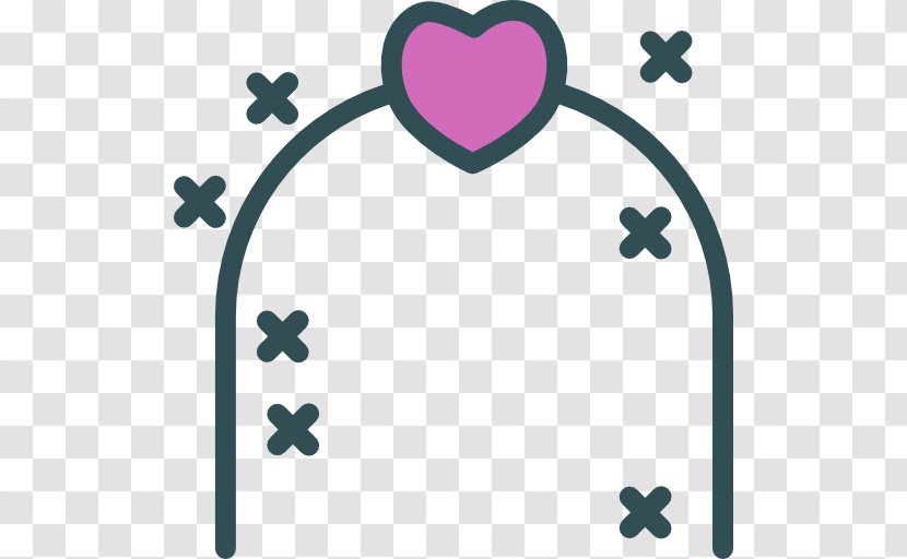 Clip Art - Heart - Wedding Arches Transparent PNG