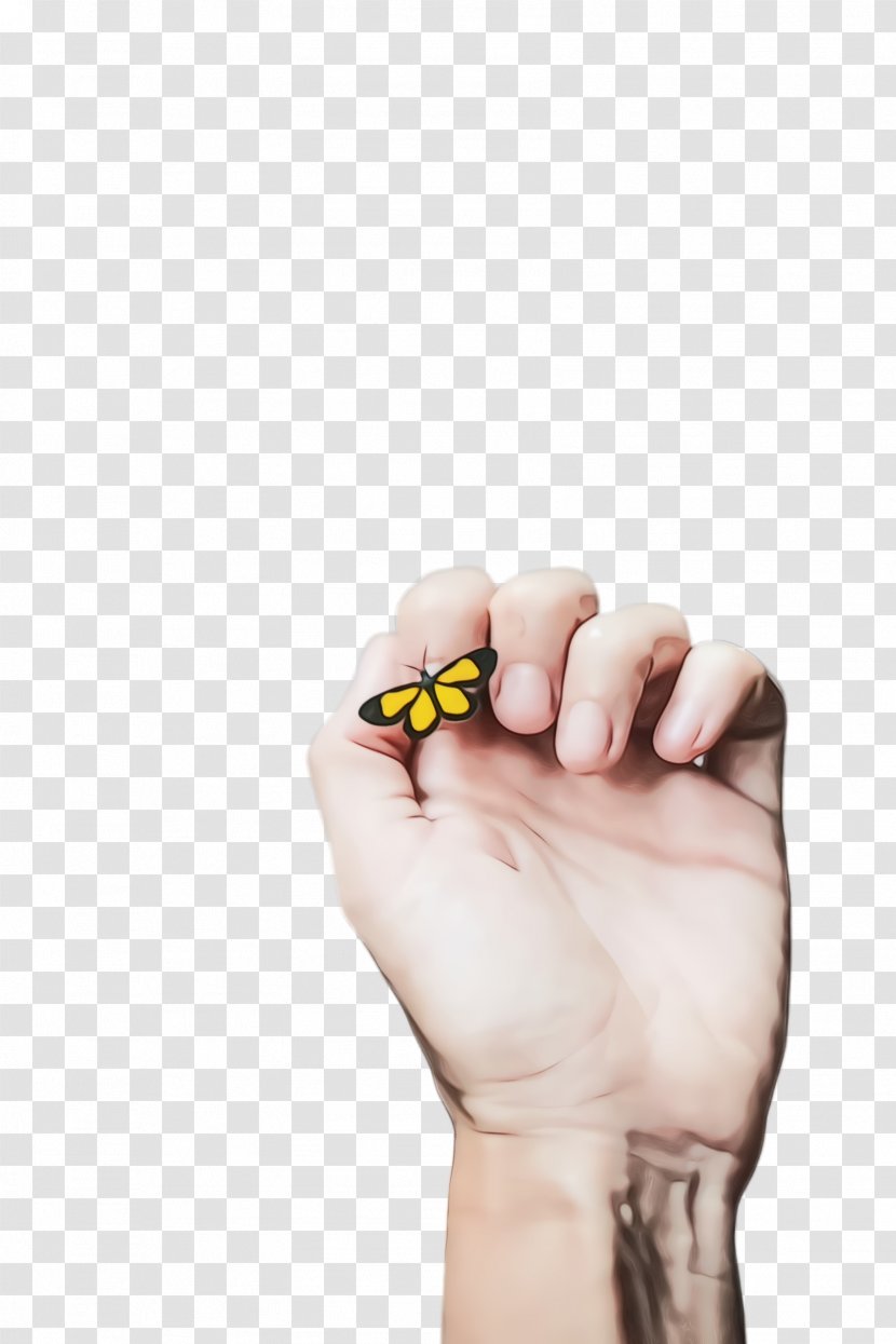 Finger Hand Yellow Skin Nail - Wrist Thumb Transparent PNG