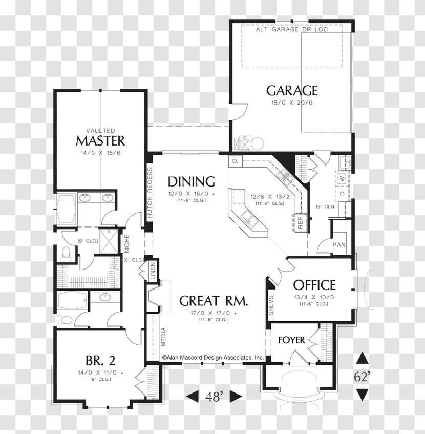 Floor Plan House - Vault - Design Transparent PNG