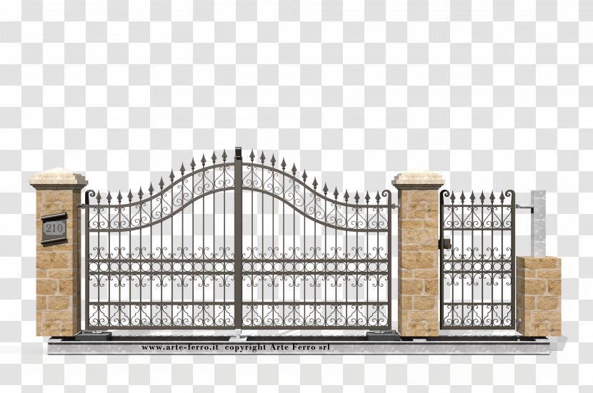 Gate Wrought Iron Door House - Pop Arte Transparent PNG