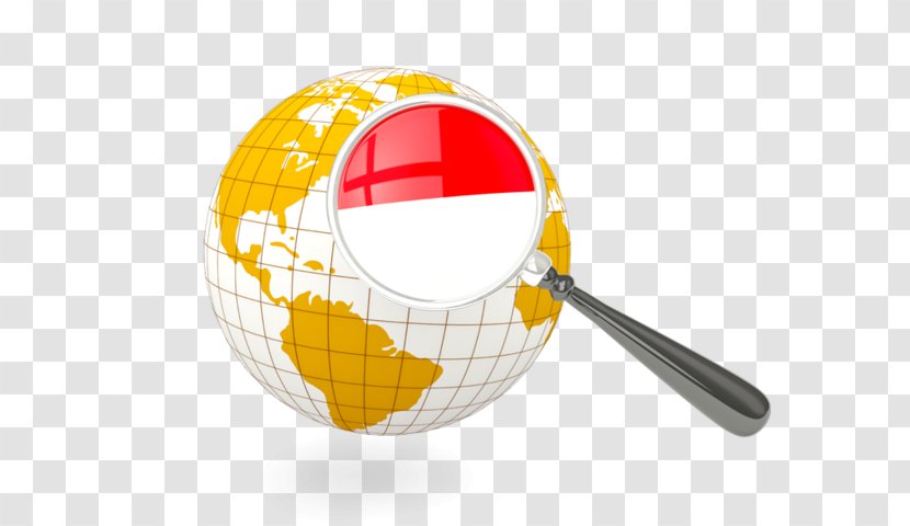 Stock Photography Globe World Flag Of Indonesia - Yellow - FLAG OF INDONESIA Transparent PNG