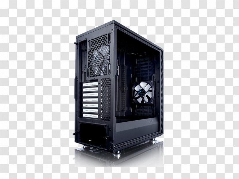 Computer Cases & Housings Power Supply Unit Fractal Design MicroATX Transparent PNG