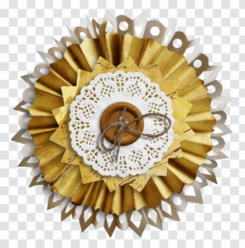 Yellow Metal Circle Transparent PNG