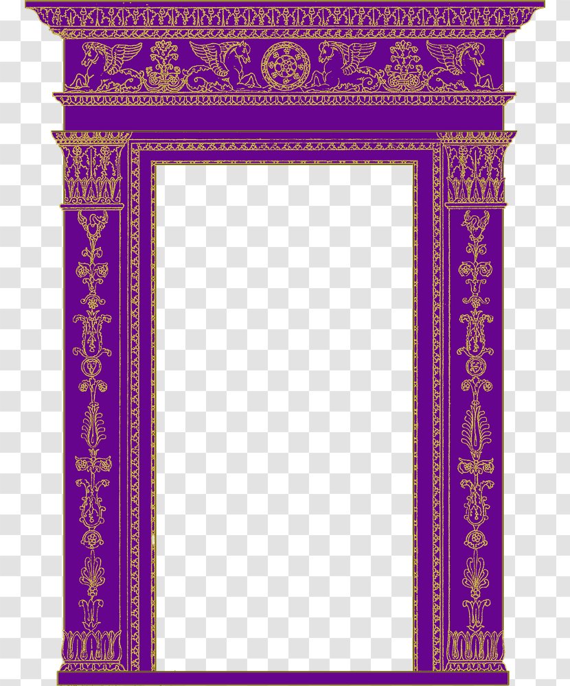 Gateway Arch Clip Art - Symmetry - Purple Cliparts Transparent PNG