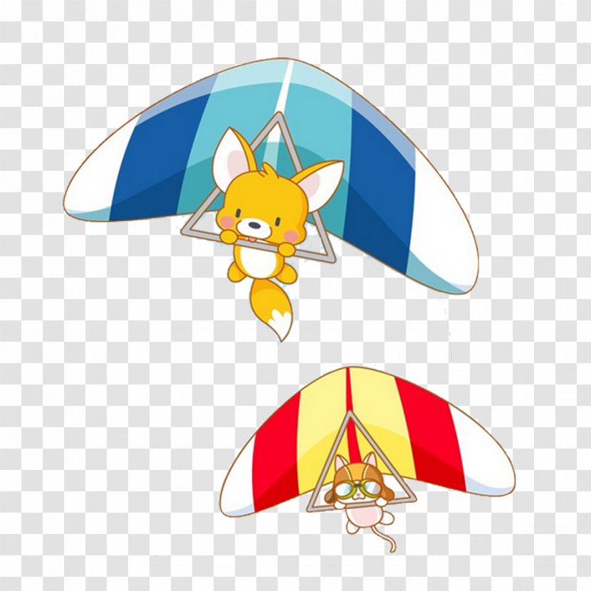 Painting Child Illustration - Storytelling - Parachute Small Animals Transparent PNG