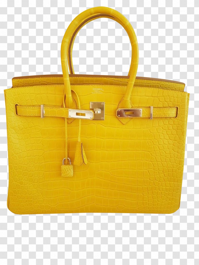 Tote Bag Chanel Birkin Leather Yellow - Hand Luggage Transparent PNG