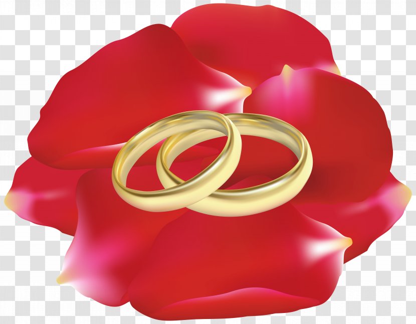 Wedding Invitation Ring Bride - Flower - Rose Rattan Transparent PNG