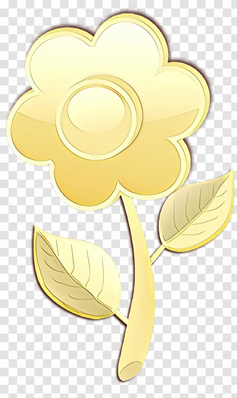 Yellow Clip Art Leaf Plant Flower - Petal Transparent PNG