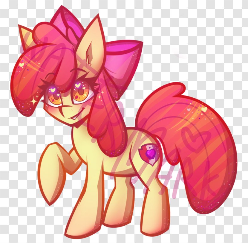 Pony Apple Bloom Art Horse - Tree Transparent PNG