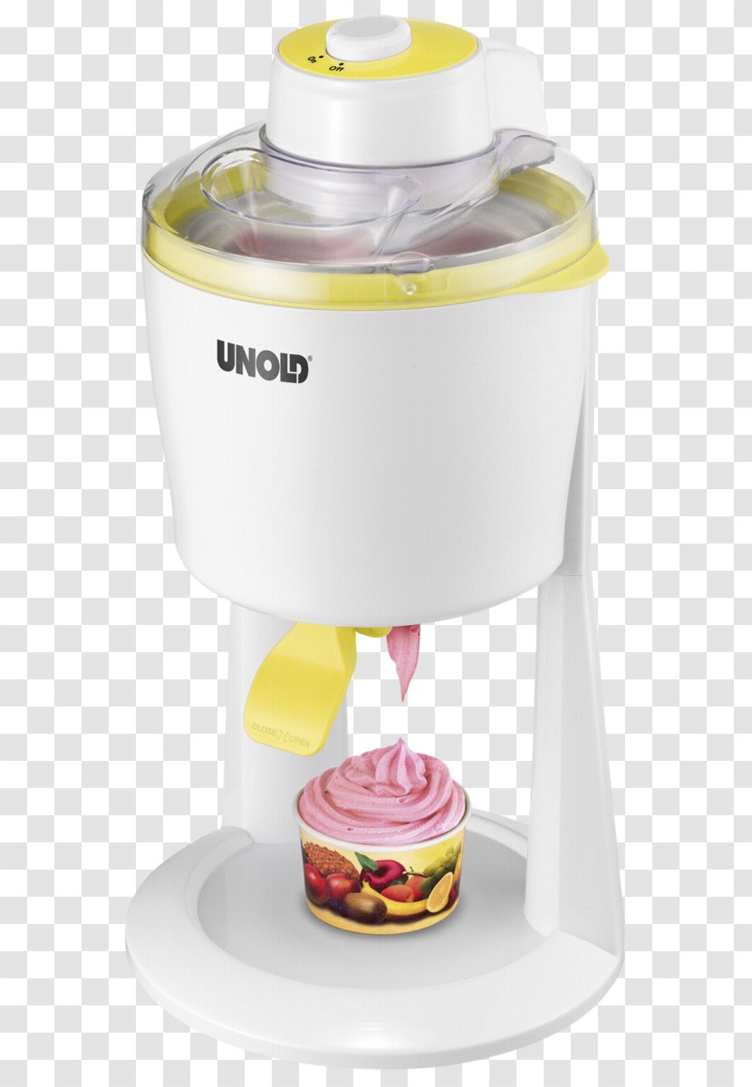 Ice Cream Makers Maker Unold 1.2 L Soft Serve Frozen Yogurt Transparent PNG