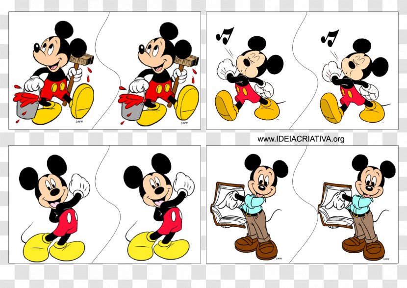 Mickey Mouse Minnie Drawing Game - Text Transparent PNG