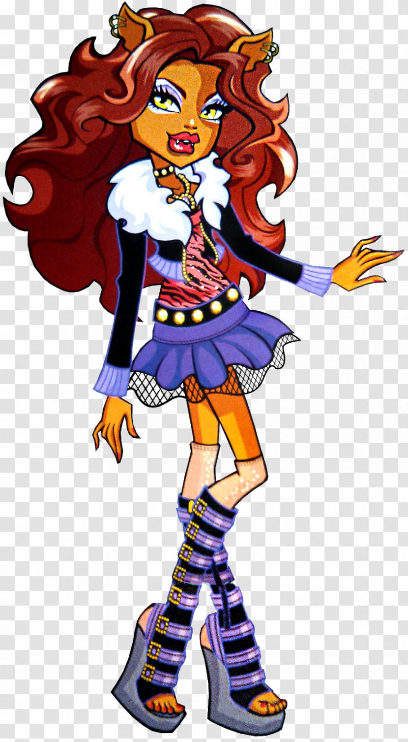 Monster High Original Gouls CollectionClawdeen Wolf Doll Child Ghoul - Heart Transparent PNG
