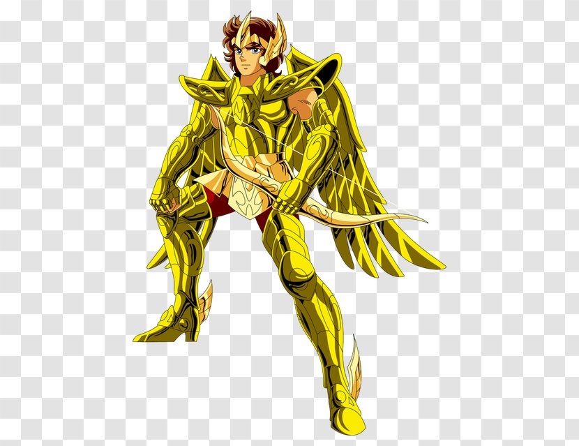 Sagittarius Aiolos Pegasus Seiya Athena Aquarius Camus Gemini Saga - Saint Saiya Transparent PNG