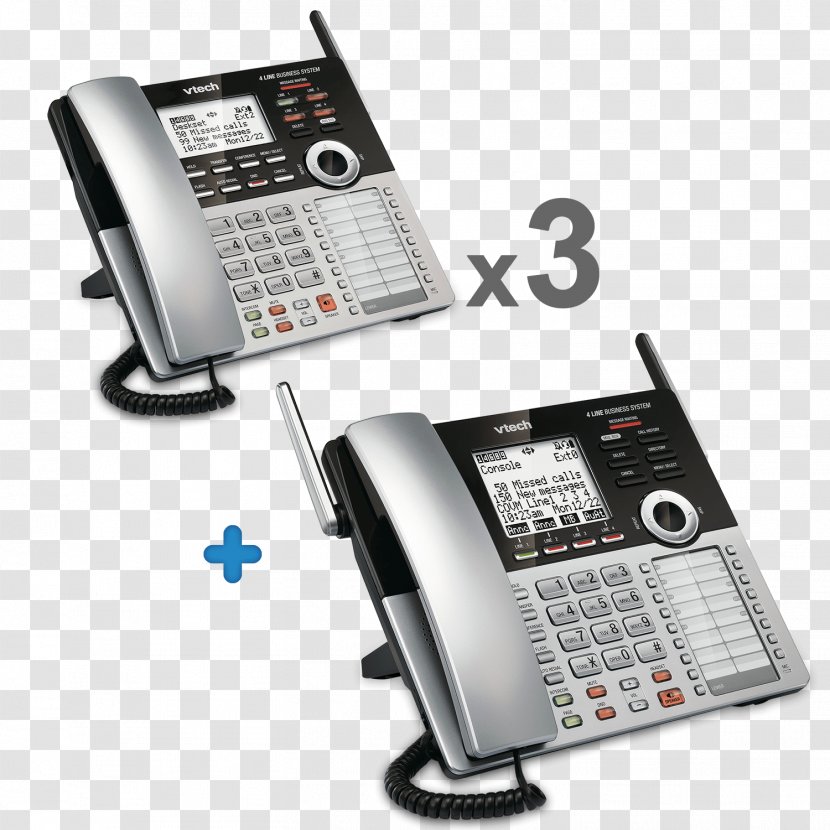 Cordless Telephone Home & Business Phones System VTech CM18445 - Vtech Cm18445 Transparent PNG
