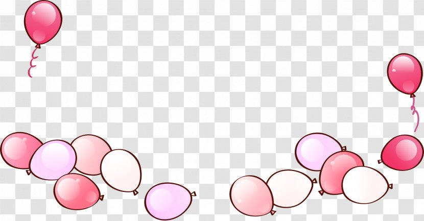 Balloon Pink Clip Art - Flower - Balloons Shading Transparent PNG