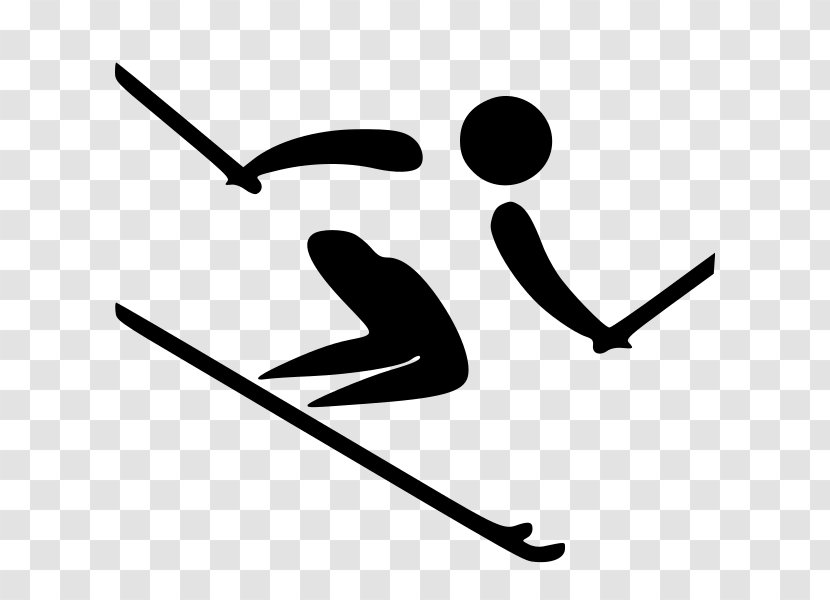 2018 Winter Olympics 1952 Olympic Games Alpine Skiing At The - Area - Pictogram Transparent PNG