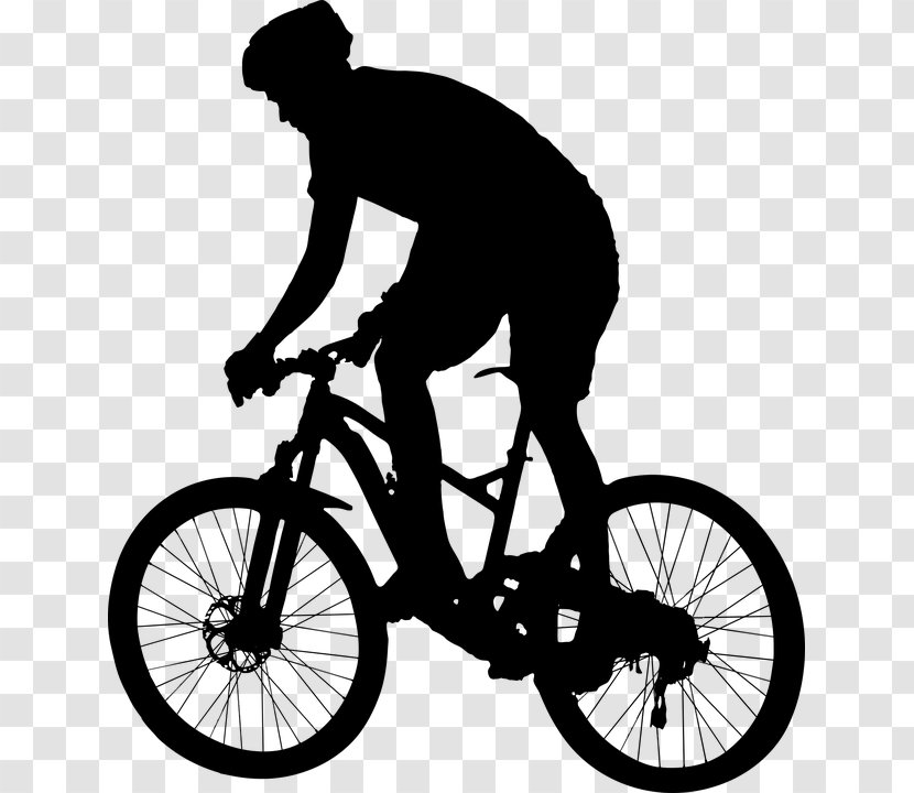 Bicycle Cycling Silhouette Clip Art - Sports Equipment Transparent PNG