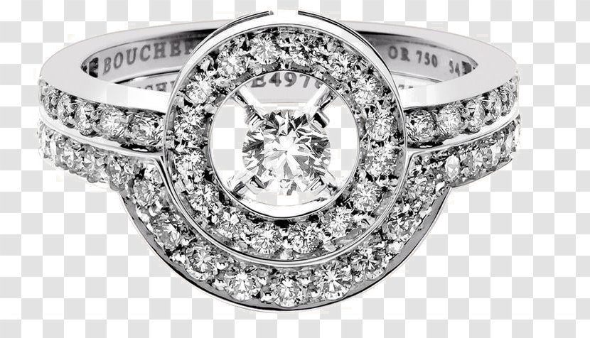 Ring Platinum Luxury - Decorative Inlay Diamond Transparent PNG