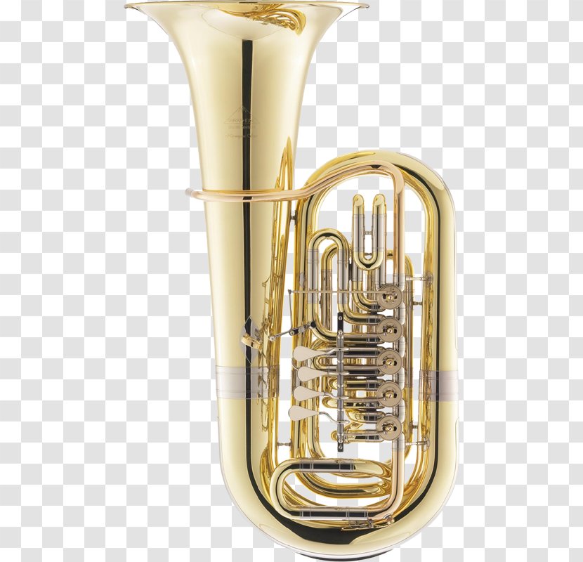 Tuba Brass Instruments Musical Euphonium Miraphone - Heart Transparent PNG