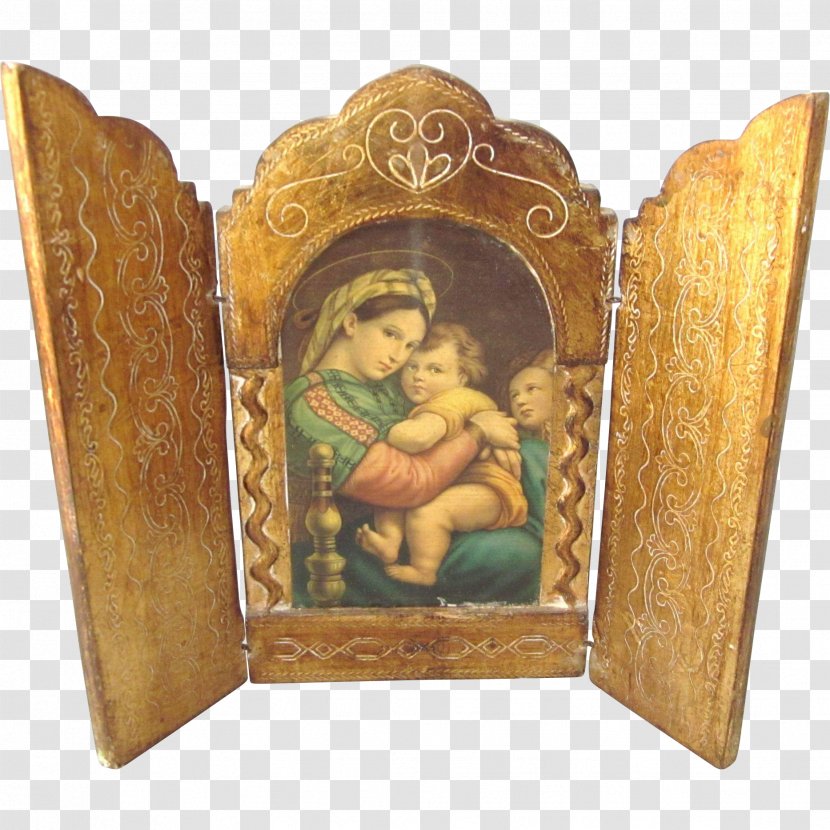 Antique Madonna Triptych Artist - Religious Art Transparent PNG
