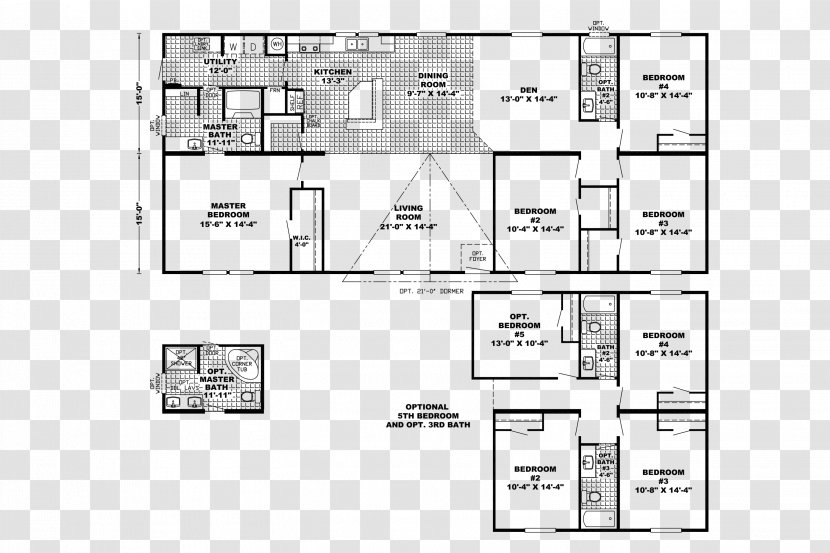 Floor Plan House Bathroom - Drawing Transparent PNG