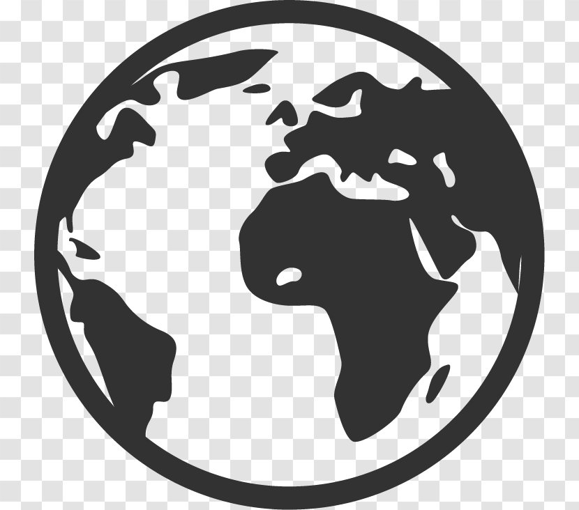 World Map Vector - Black Transparent PNG