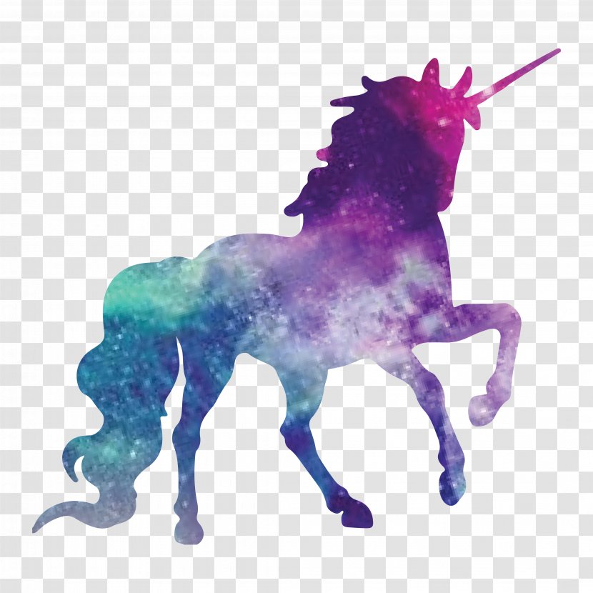 Unicorn Monoceros T-shirt Drawing - Galaxy Transparent PNG
