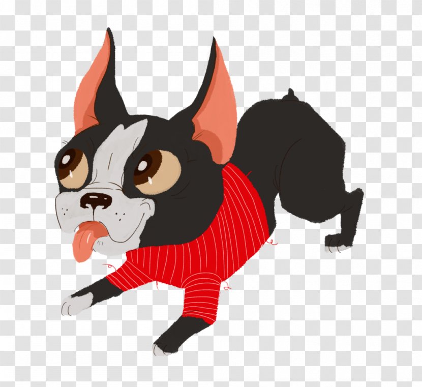 Boston Terrier Dog Breed Drawing Non-sporting Group - Painting Transparent PNG